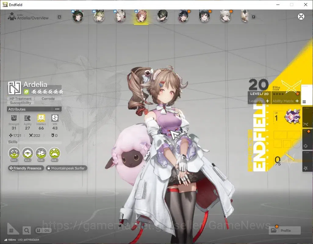 Arknights: Endfield Accounts NA/EU|Lv24|4 SSR(1Limited)+6(*6WEP)|[Zhuang Fangyi image 4