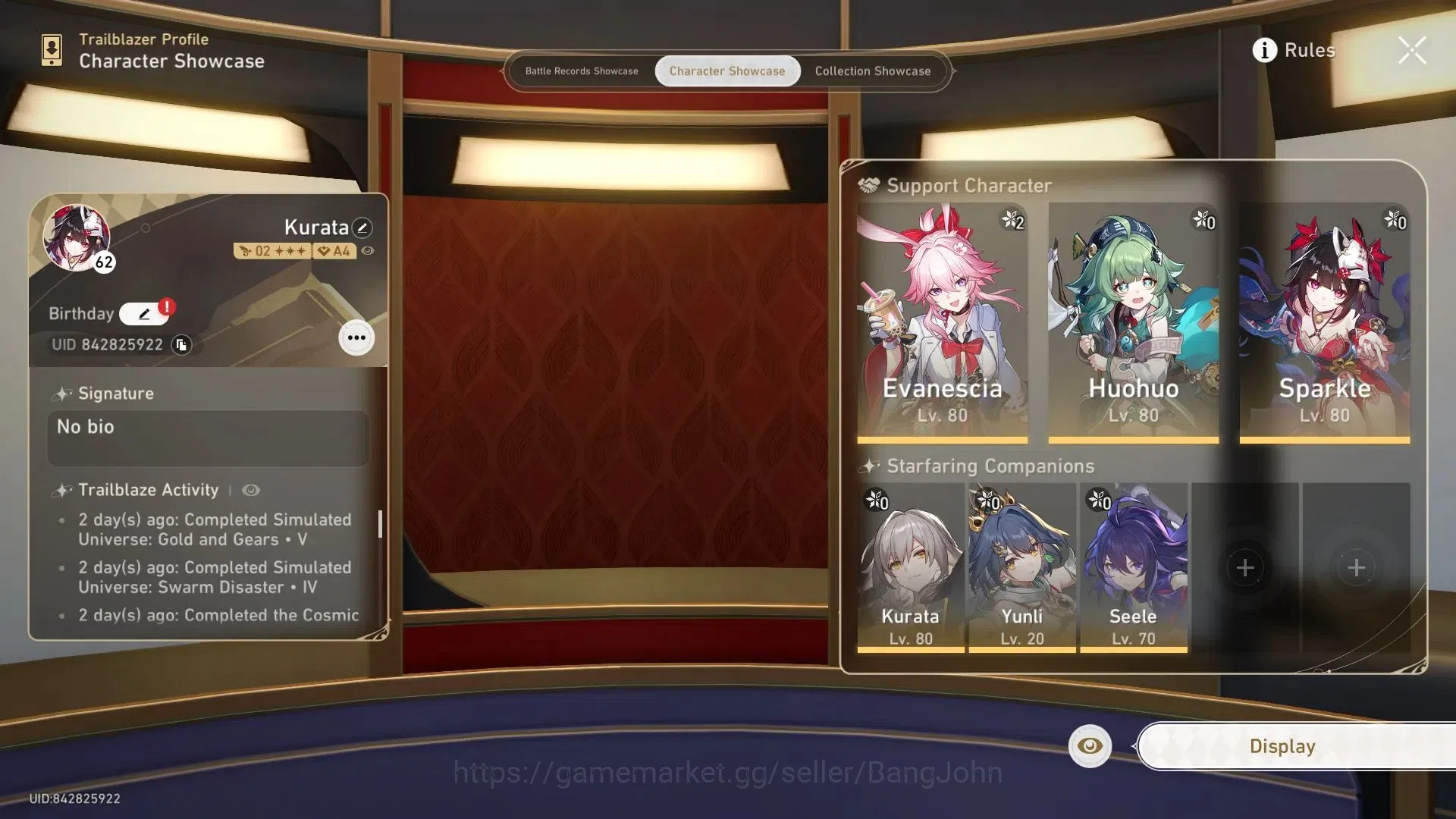 Honkai Star Rail Accounts ASIA | TL70 | 4 Lim (Evanescia E1+Sign, Sparkle, H image 11