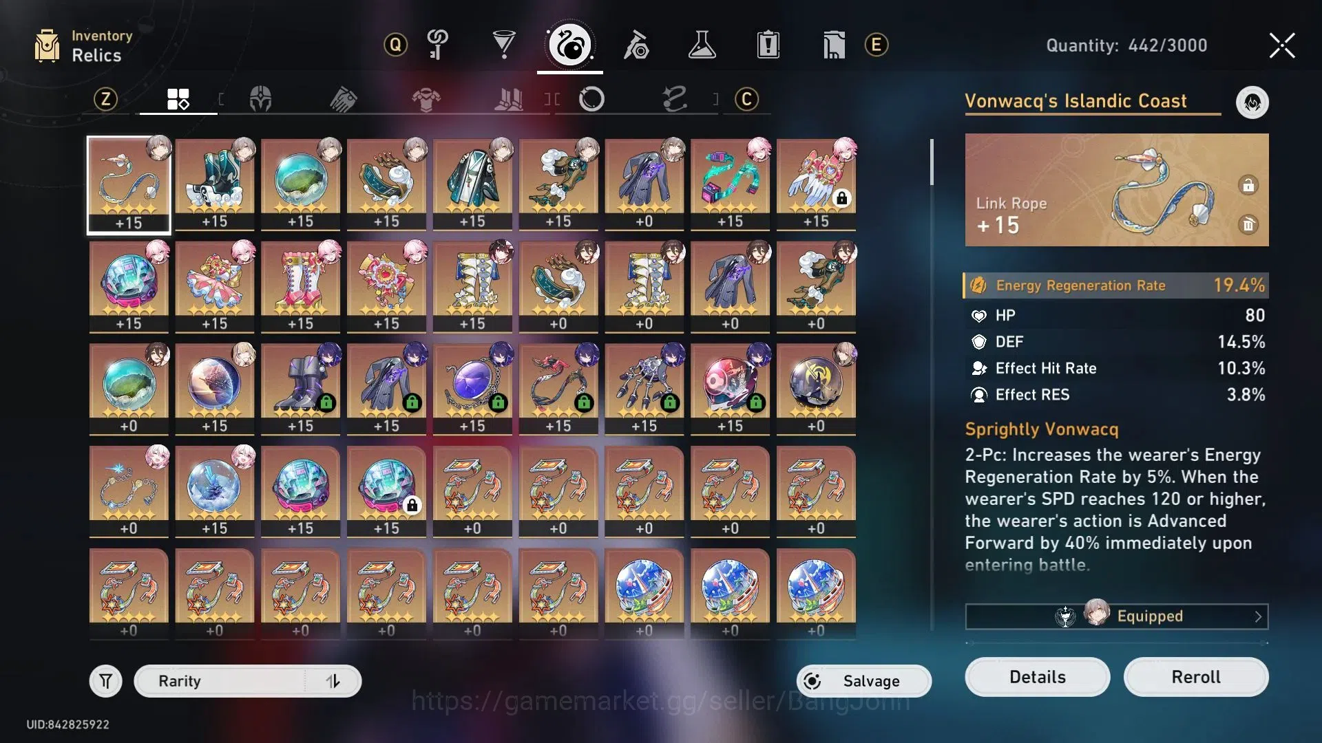 Honkai Star Rail Accounts ASIA | TL70 | 4 Lim (Evanescia E1+Sign, Sparkle, H image 15