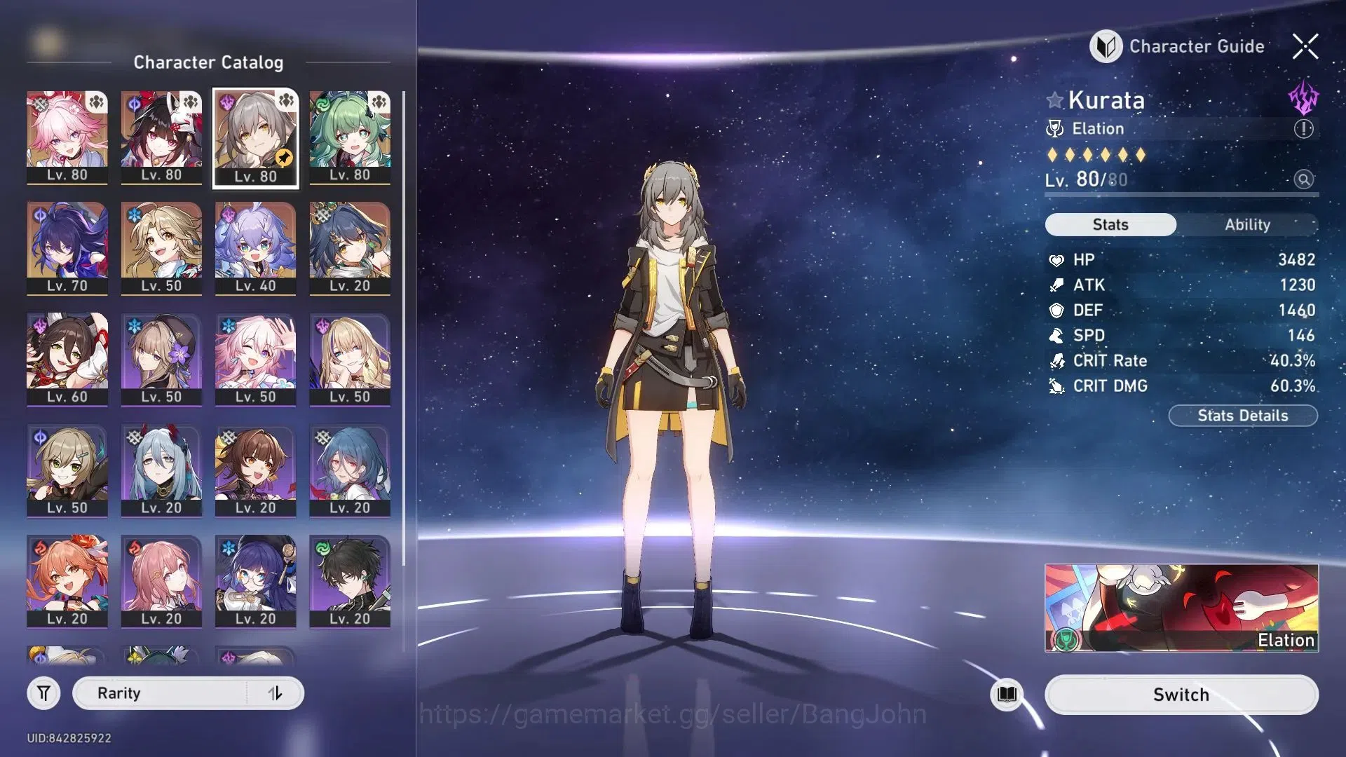 Honkai Star Rail Accounts ASIA | TL70 | 4 Lim (Evanescia E1+Sign, Sparkle, H image 4