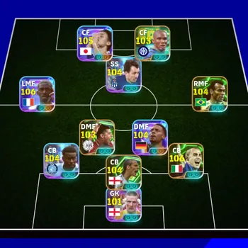 eFootball Accounts Legends & Iconic Players Android| pw 3224|Good off For today|Dembele 107 Blitz curler | Nmecha 104 LRT
