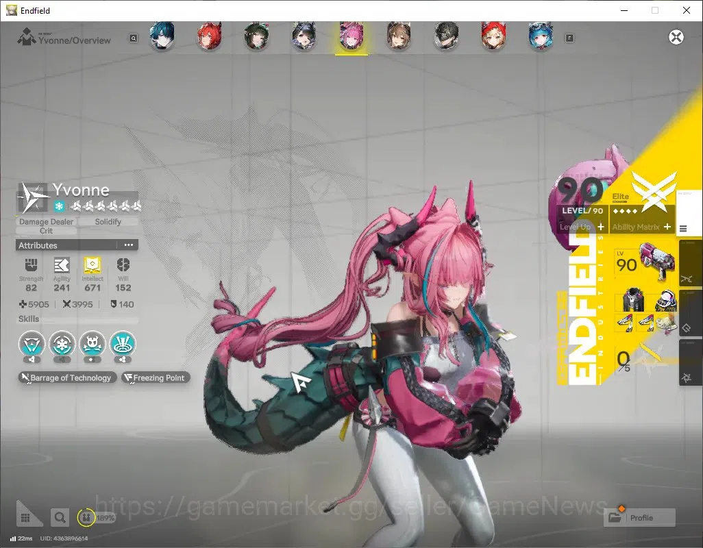 Arknights: Endfield Accounts ASIA|Lv60|13SSR(8 Limit)+19(*6Wep)[MiFu,Fangyi,Tan image 10