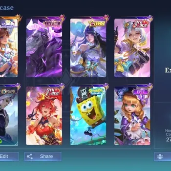 Mobile Legends: Bang Bang Accounts Others Global|Skin 100|Expert|Sanrio Floryn,STAR ANUAL Kagura,LBox Moskov,PACE