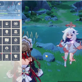 Genshin Impact Accounts Starter ASIA|AR 33|Starter Limited Sandrone|1 Standard[Diluc]|MC Male|All Unset|Low Explore|Take