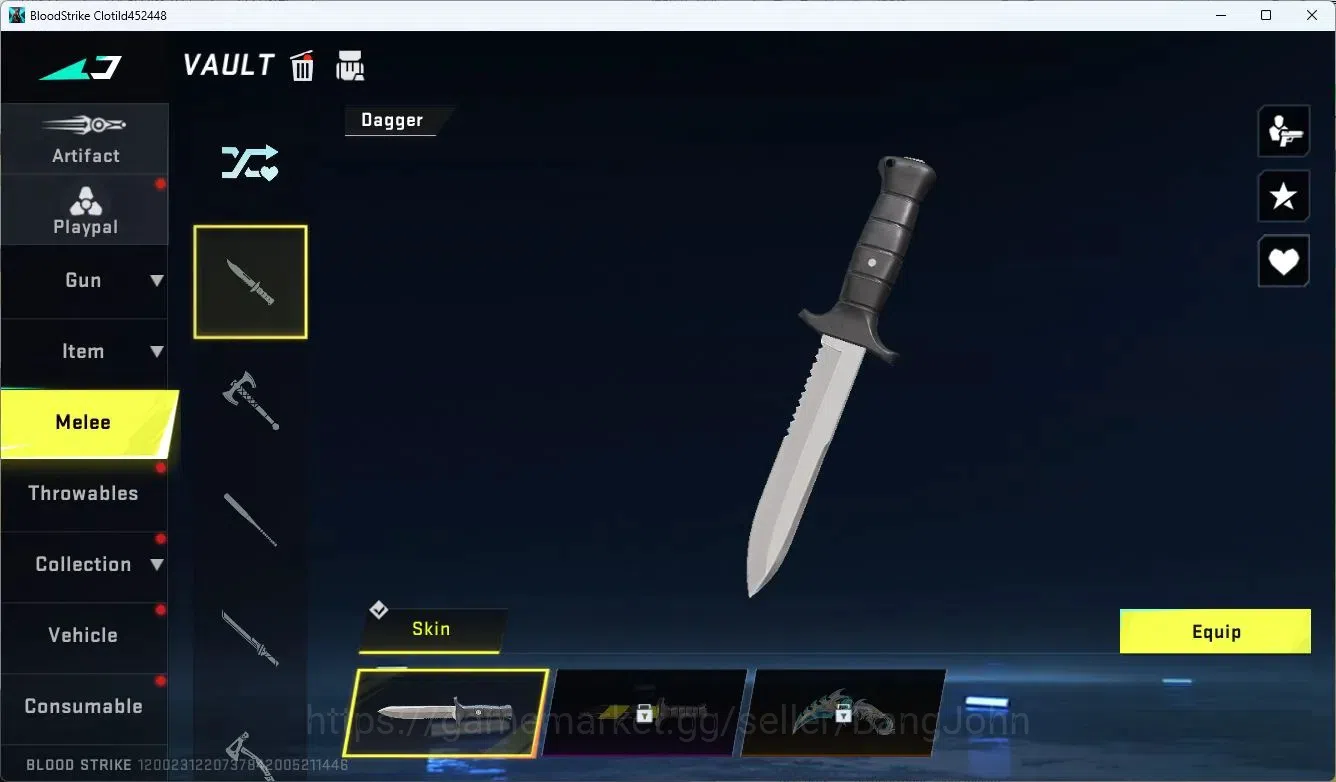 Blood Strike Accounts ASIA | ULTRA ETHAN - Raid Mask | LEGENDARY Glock | image 6
