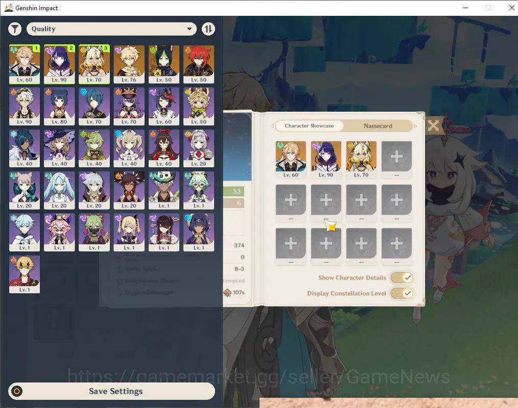 Genshin Impact Accounts Asia|AR 53| 3 Limited | Raiden +C1,Varka,Xilonen [ image 2
