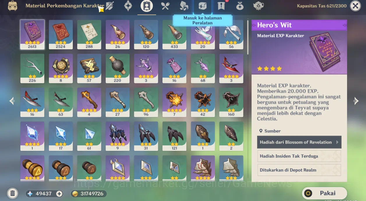 Genshin Impact Accounts Mid Game ASIA | Ready Gacha | AR 55 | 49000 Primo + 60 IF + 118 AF | MC Male All Unset | TakeMail 8