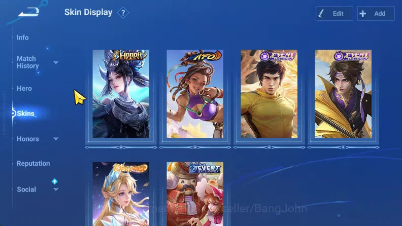 Honor of Kings Accounts Global Hero 111 Skin 89 Sanxingdui Huoyi, Shanhai image 13