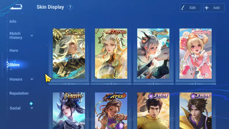 Honor of Kings Accounts Global Hero 111 Skin 89 Sanxingdui Huoyi, Shanhai image 14