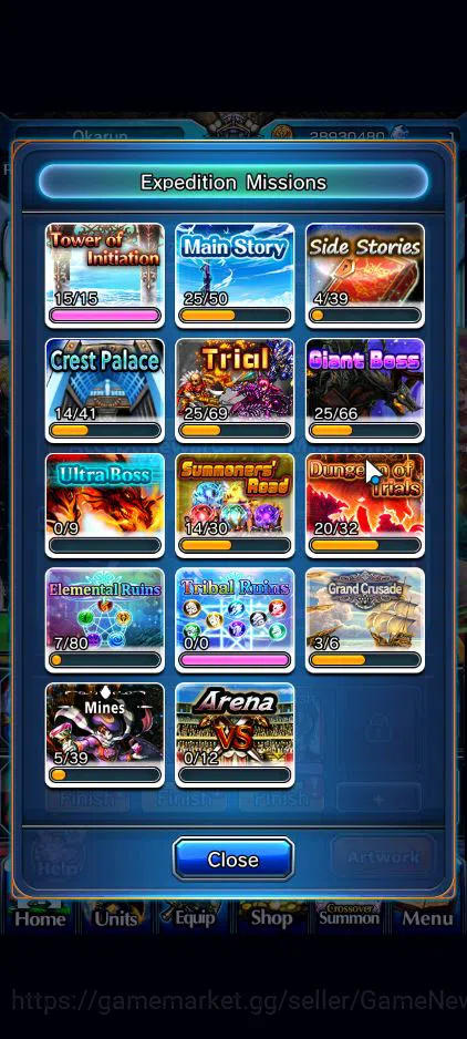 Grand Summoners Accounts Global|Rank 78|45 RGB|18 Ascend|RoyTW,Kirisame,Chl image 6