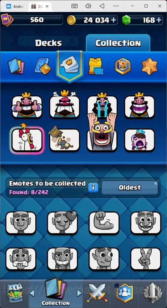 Clash Royale Accounts Mobile |Trophy 3550|4 EVO Cards|1 Hero Card|168 Ge image 12