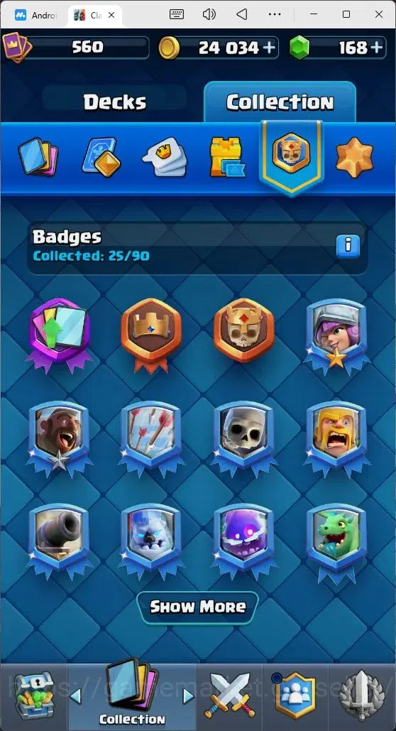 Clash Royale Accounts Mobile |Trophy 3550|4 EVO Cards|1 Hero Card|168 Ge image 14