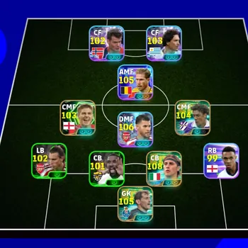 eFootball Accounts Legends & Iconic Players EFOOTBALL COLECTIVE 3202+ | NEW CARD F CANAVARO,B GUMAIRAS,K DE BRYUNE,SORLOTH,D