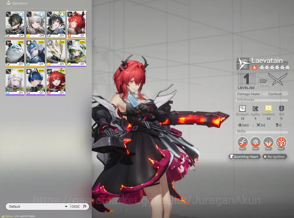 Arknights: Endfield Accounts NA/EU LVL 2 | Fresh Starter + 1 Meta SSR (Laevatain) + 4 SR Character + HH-10xPermit |Skip 4
