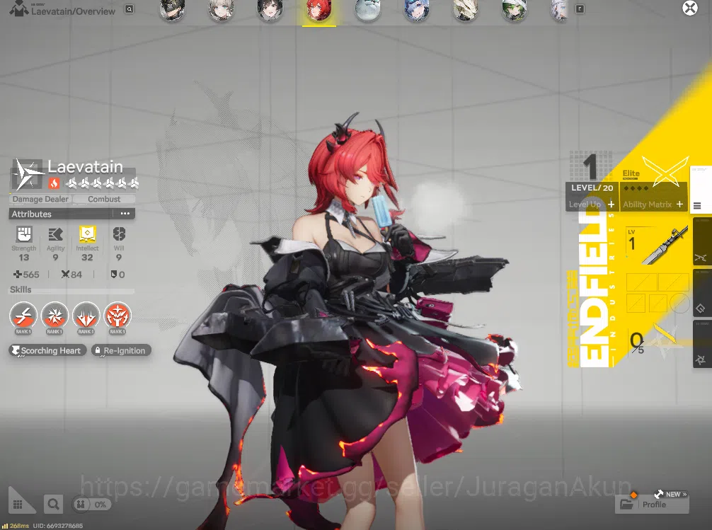 Arknights: Endfield Accounts NA/EU LVL 2 | Fresh Starter + 1 Meta SSR (Laevatain) + 4 SR Character + HH-10xPermit |Skip 6