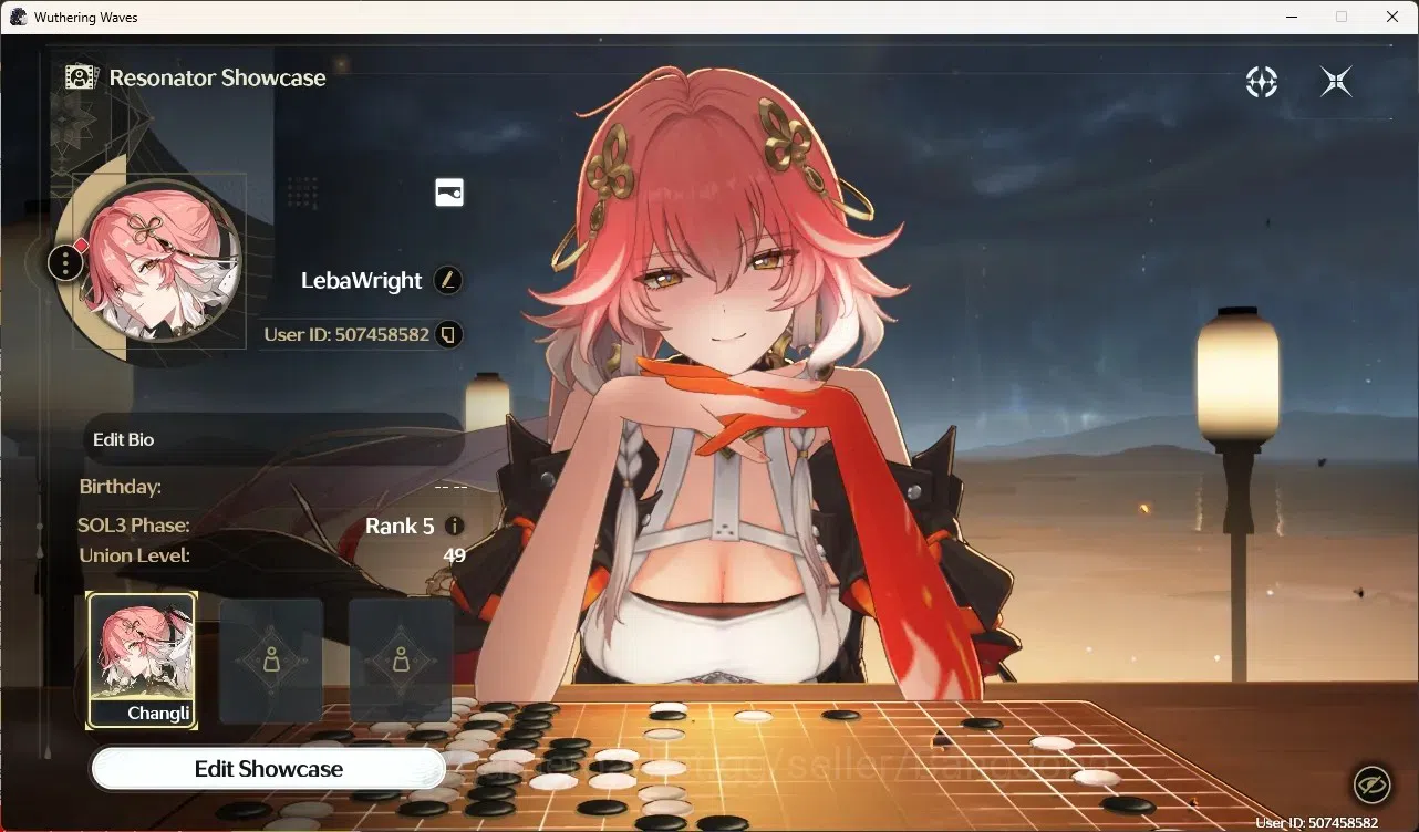 Wuthering Waves Accounts Starter NA|UL 49|Rank 5|7 Char Limited 1