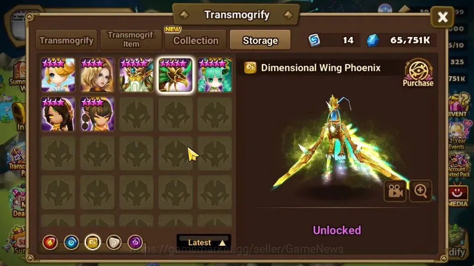 Summoners War: Sky Arena Accounts GLOBAL Lv 76|1 LD[Vivachel]|35 Total NB5[Leo,Olive image 17