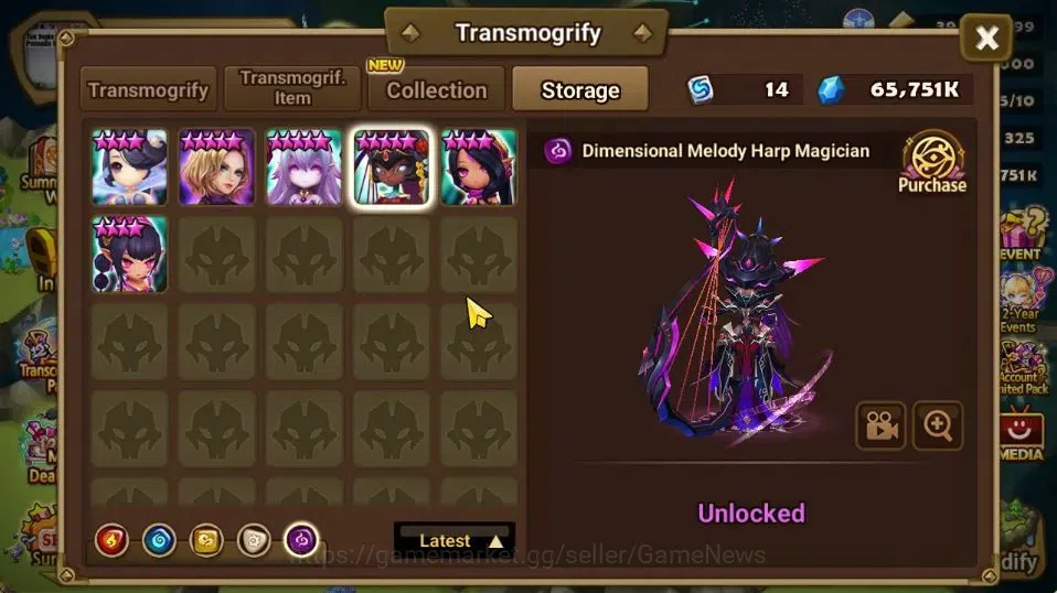 Summoners War: Sky Arena Accounts GLOBAL Lv 76|1 LD[Vivachel]|35 Total NB5[Leo,Olive image 19