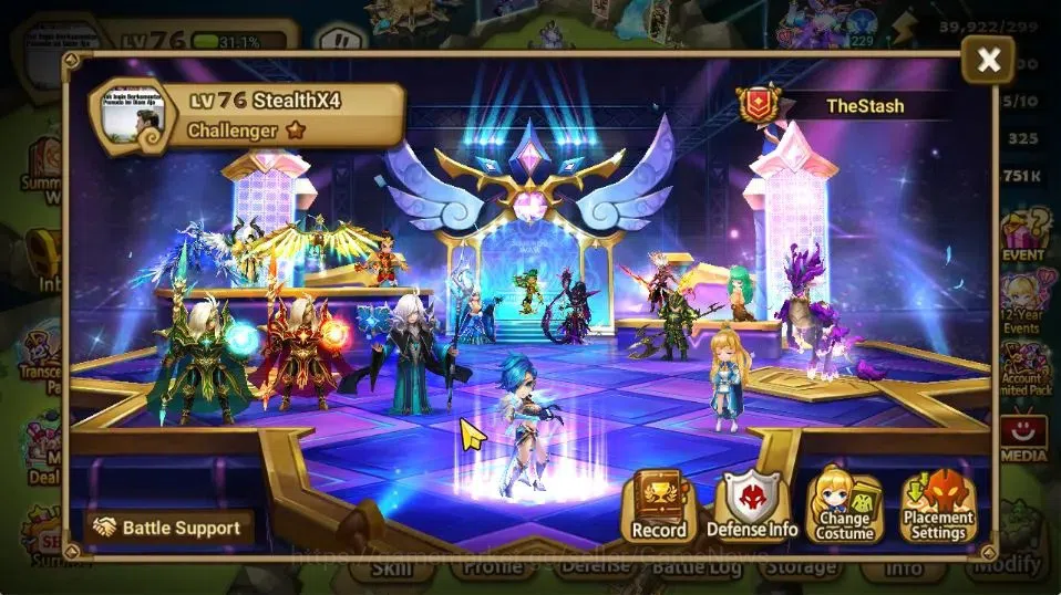 Summoners War: Sky Arena Accounts GLOBAL Lv 76|1 LD[Vivachel]|35 Total NB5[Leo,Olive image 2