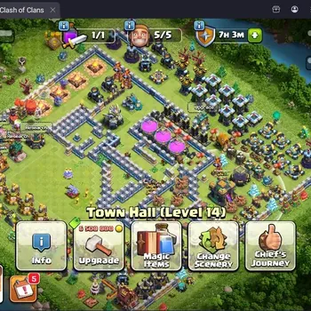 Clash of Clans Accounts High-End TH14-BH9|Lv.147|BK63,AQ71,MP47,GW50,RC22|HH8,BM13,BC18|3 Legendary & 5 Gold Skins|Proteck