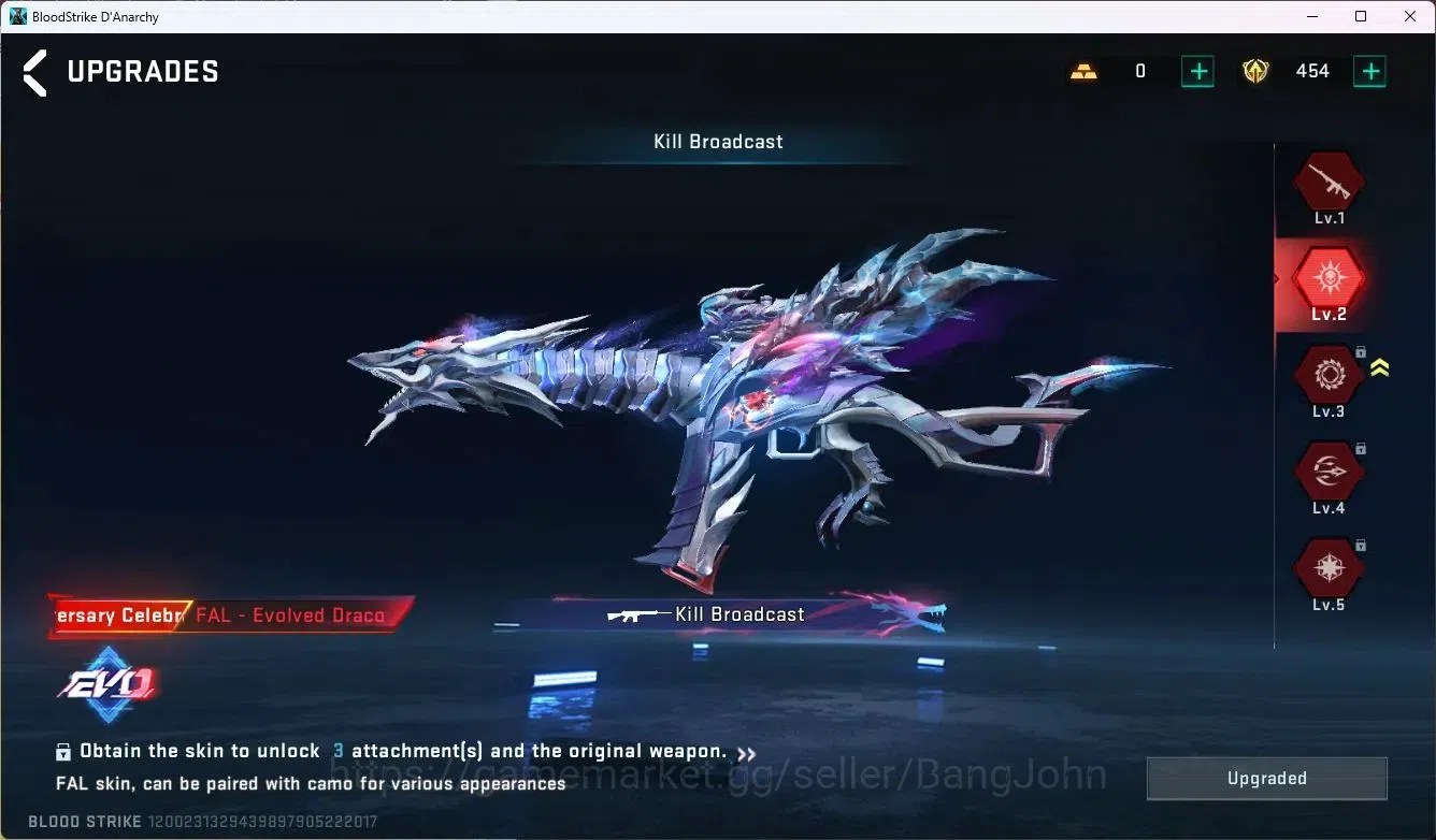Blood Strike Accounts ASIA | EVO FAL | Eternal Desert Eagle | 7DS QBZ95  image 6