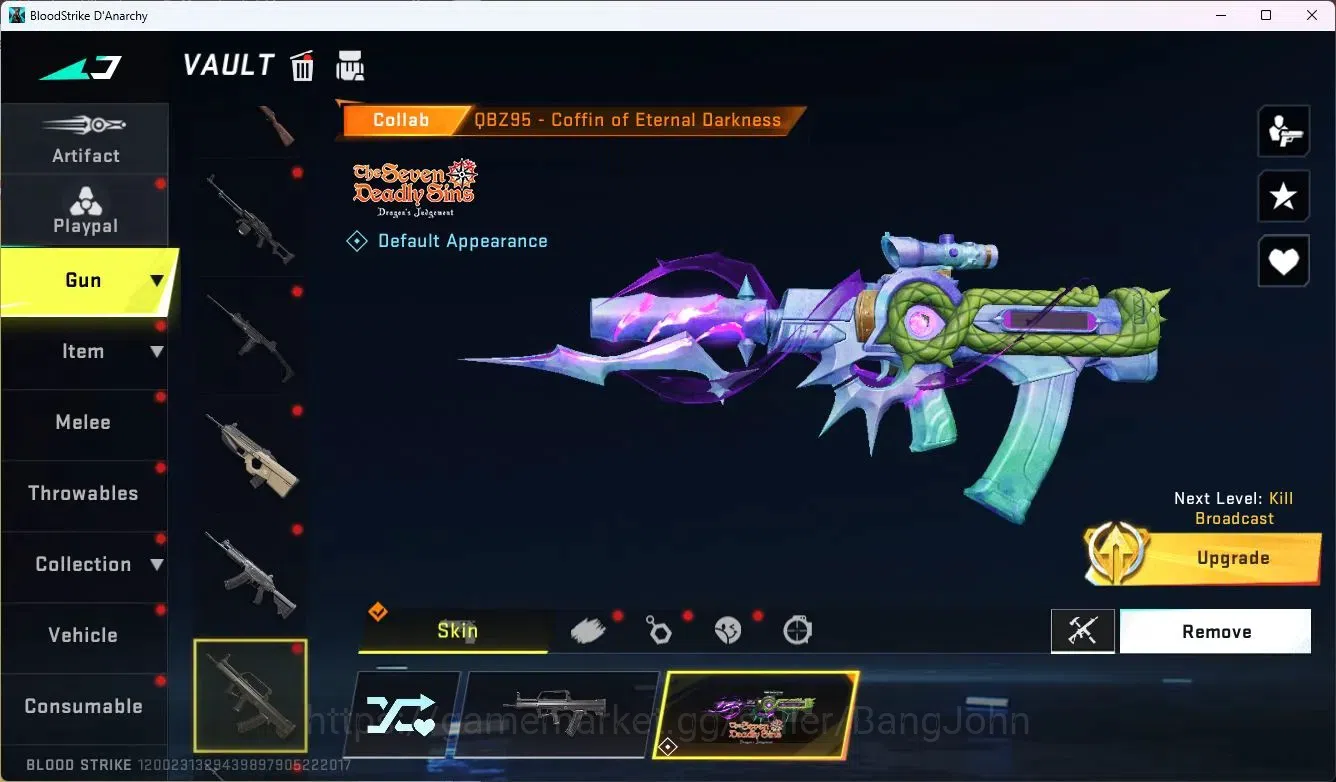 Blood Strike Accounts ASIA | EVO FAL | Eternal Desert Eagle | 7DS QBZ95  image 7