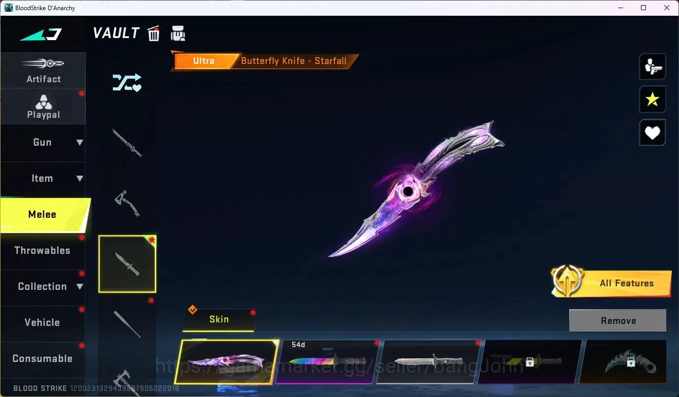 Blood Strike Accounts ASIA | EVO FAL | Eternal Desert Eagle | 7DS QBZ95  image 9