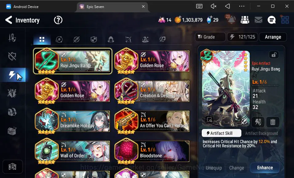 Epic Seven Accounts GLOBAL Unverif|New Era|6 ML(LOTScales,C Lilias,US image 11
