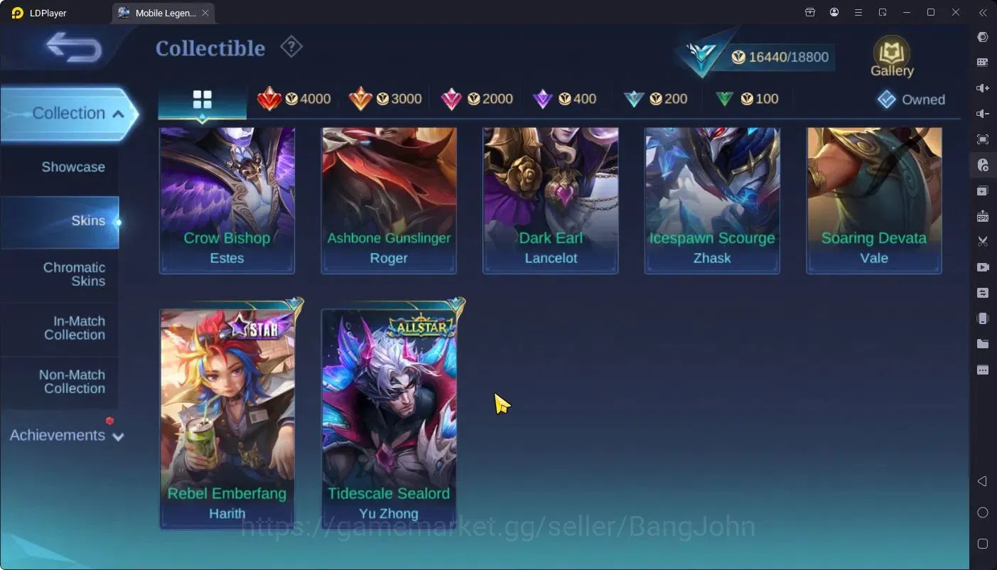 Mobile Legends: Bang Bang Accounts Global |Hero 43|Skin 61|Seasoned|Sanrio: Change,Fl image 12