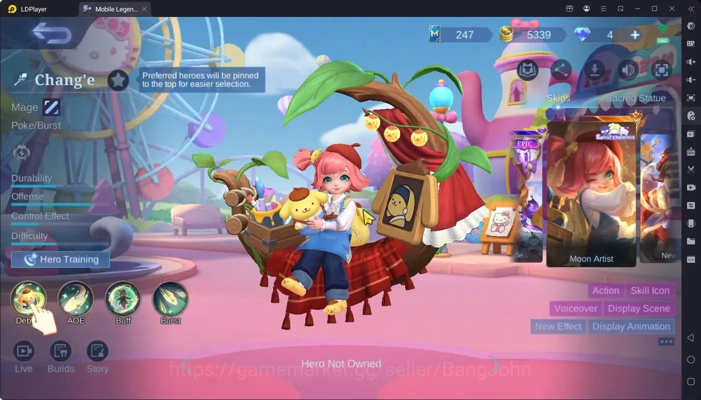 Mobile Legends: Bang Bang Accounts Global |Hero 43|Skin 61|Seasoned|Sanrio: Change,Fl image 17