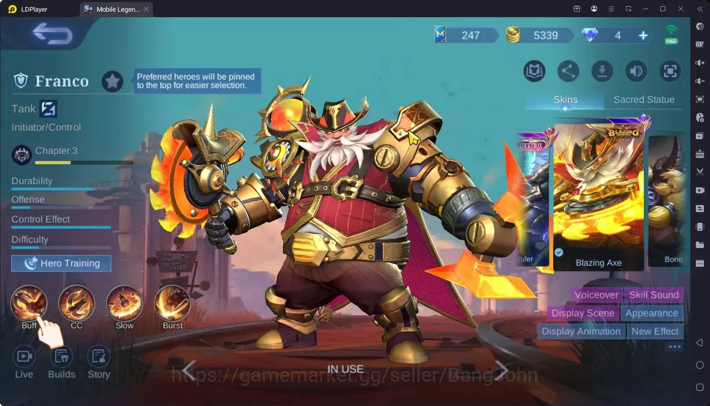 Mobile Legends: Bang Bang Accounts Global |Hero 43|Skin 61|Seasoned|Sanrio: Change,Fl image 20