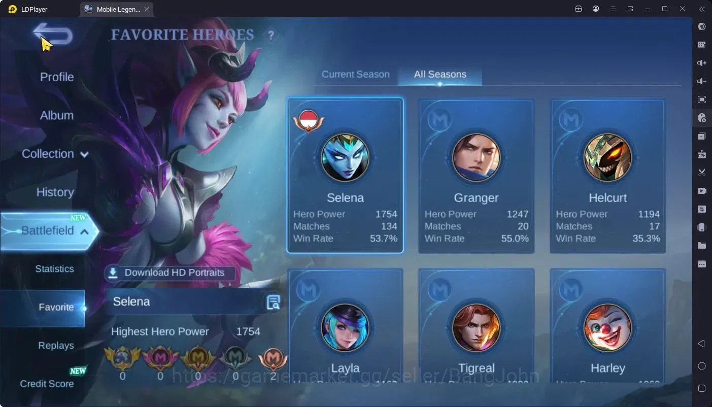 Mobile Legends: Bang Bang Accounts Global |Hero 43|Skin 61|Seasoned|Sanrio: Change,Fl image 4