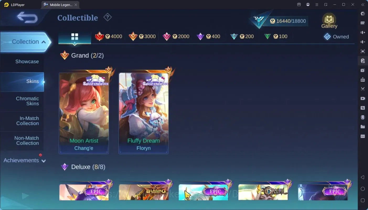 Mobile Legends: Bang Bang Accounts Global |Hero 43|Skin 61|Seasoned|Sanrio: Change,Fl image 7