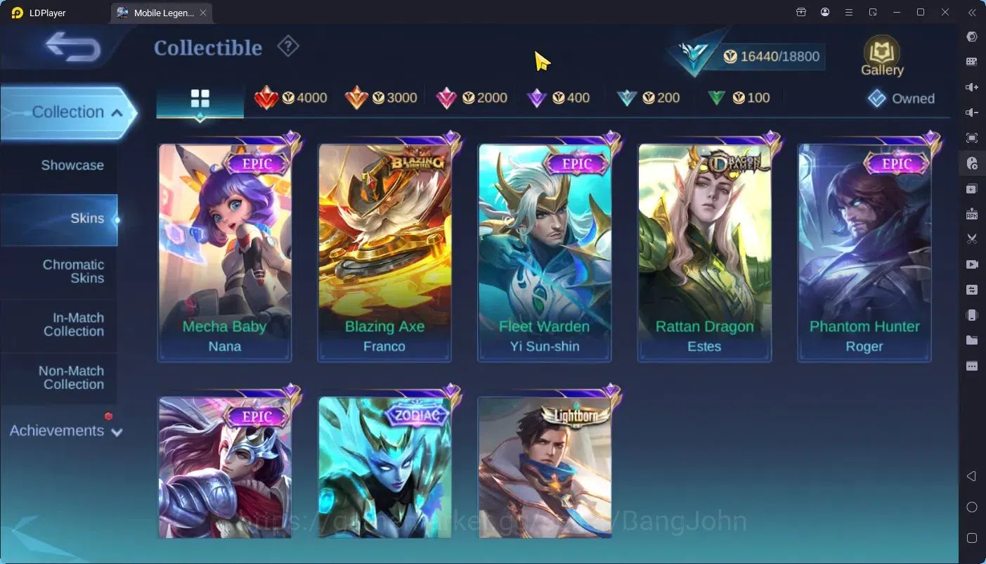 Mobile Legends: Bang Bang Accounts Global |Hero 43|Skin 61|Seasoned|Sanrio: Change,Fl image 8