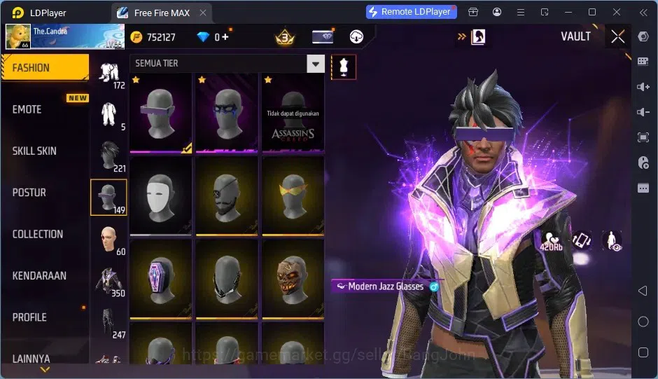 Free Fire Accounts Indonesia | EVO GUNL: XM8- Destiny Guardian Lv5 |  image 10