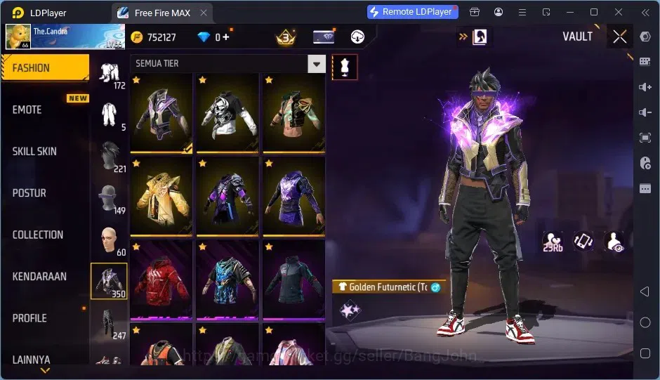 Free Fire Accounts Indonesia | EVO GUNL: XM8- Destiny Guardian Lv5 |  image 12