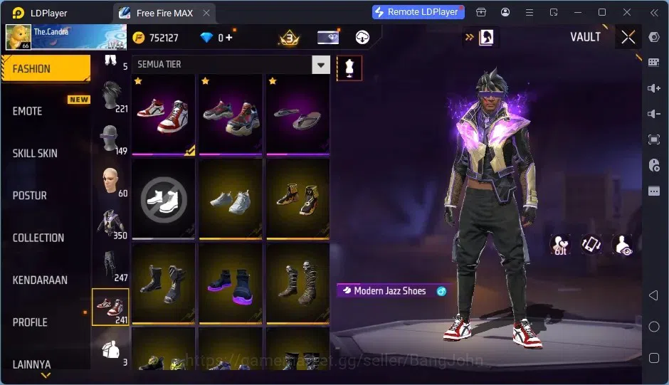 Free Fire Accounts Indonesia | EVO GUNL: XM8- Destiny Guardian Lv5 |  image 14