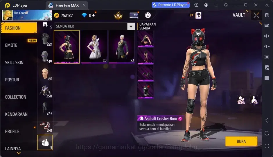 Free Fire Accounts Indonesia | EVO GUNL: XM8- Destiny Guardian Lv5 |  image 15