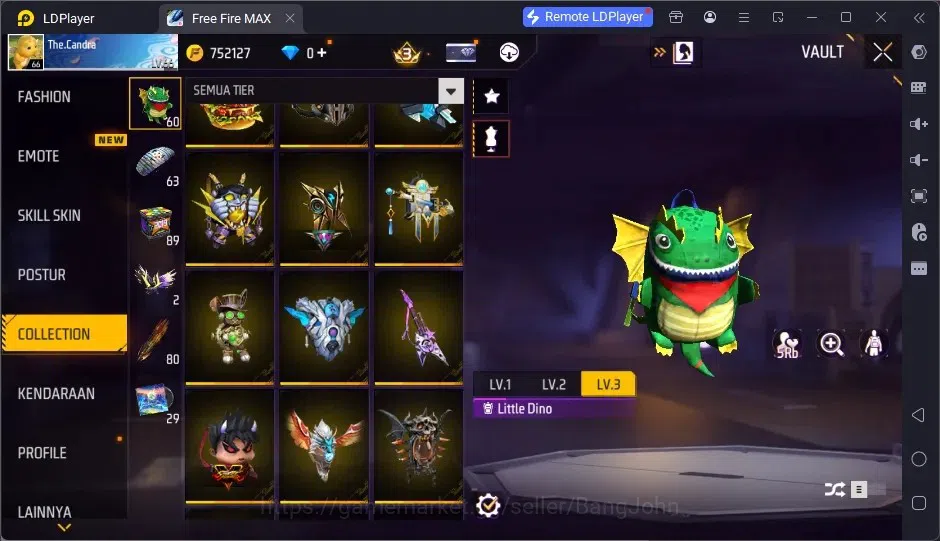 Free Fire Accounts Indonesia | EVO GUNL: XM8- Destiny Guardian Lv5 |  image 17