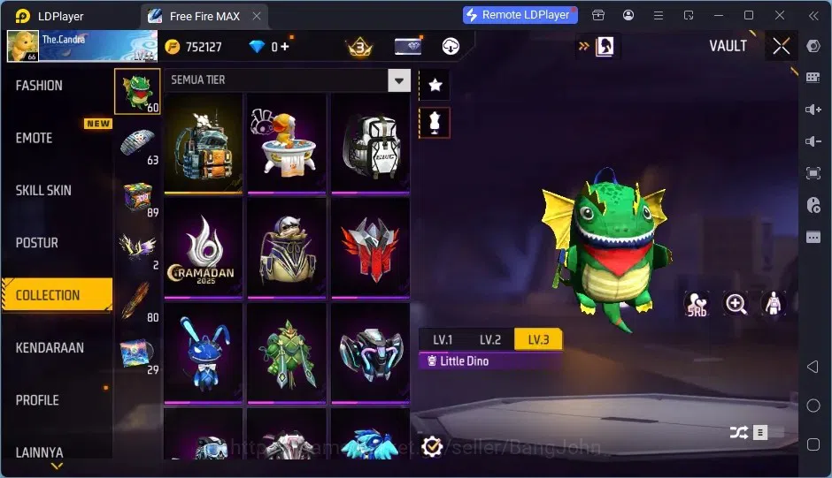 Free Fire Accounts Indonesia | EVO GUNL: XM8- Destiny Guardian Lv5 |  image 18