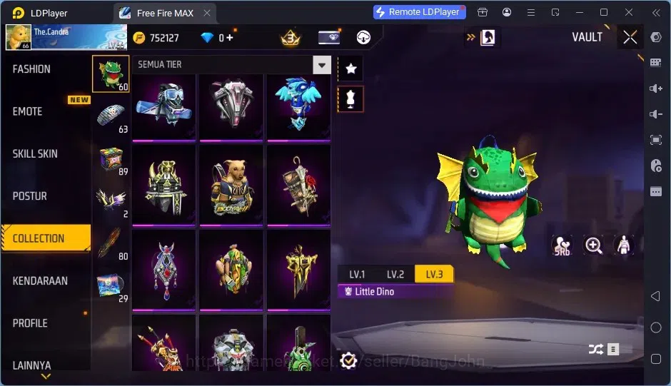 Free Fire Accounts Indonesia | EVO GUNL: XM8- Destiny Guardian Lv5 |  image 19