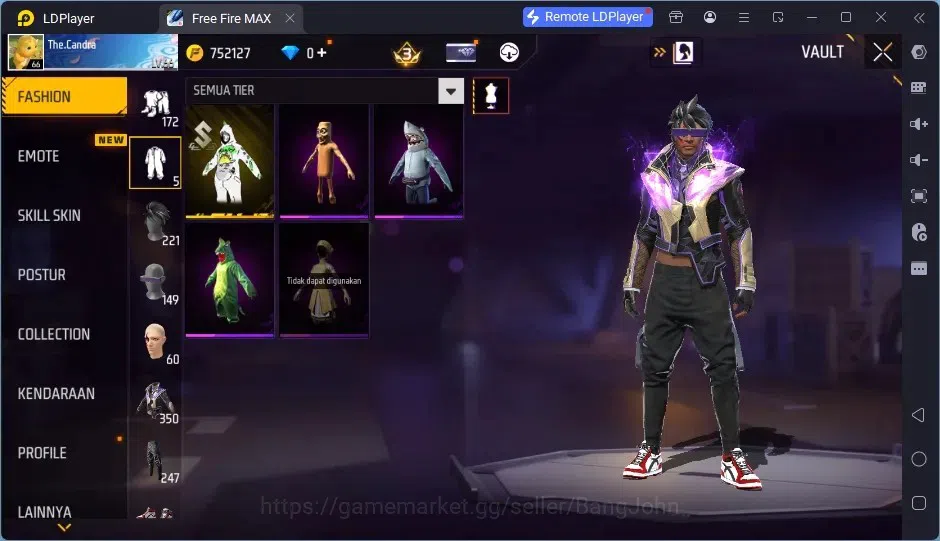 Free Fire Accounts Indonesia | EVO GUNL: XM8- Destiny Guardian Lv5 |  image 8