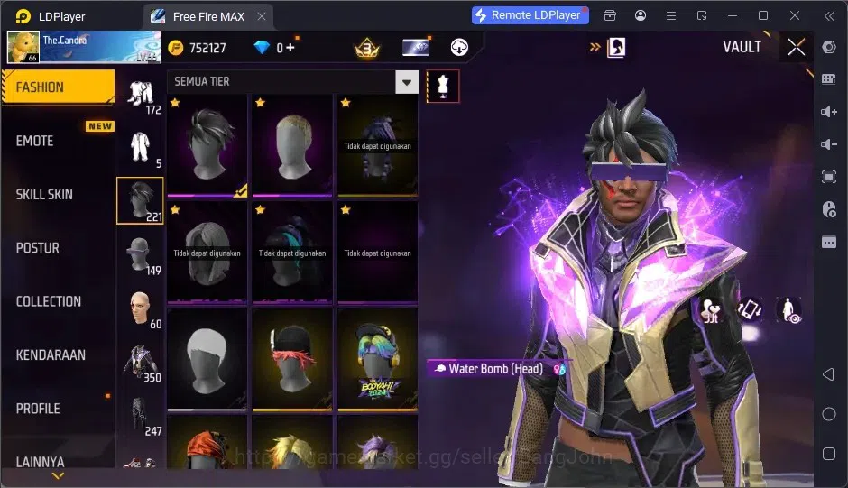 Free Fire Accounts Indonesia | EVO GUNL: XM8- Destiny Guardian Lv5 |  image 9