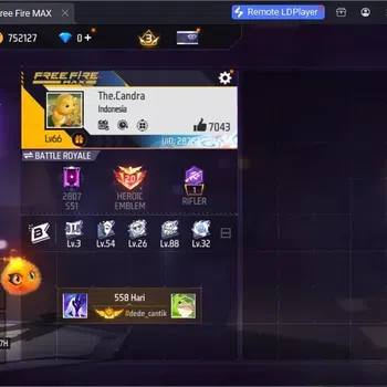 Free Fire Accounts Indonesia | EVO GUNL: XM8- Destiny Guardian Lv5 |  image 1