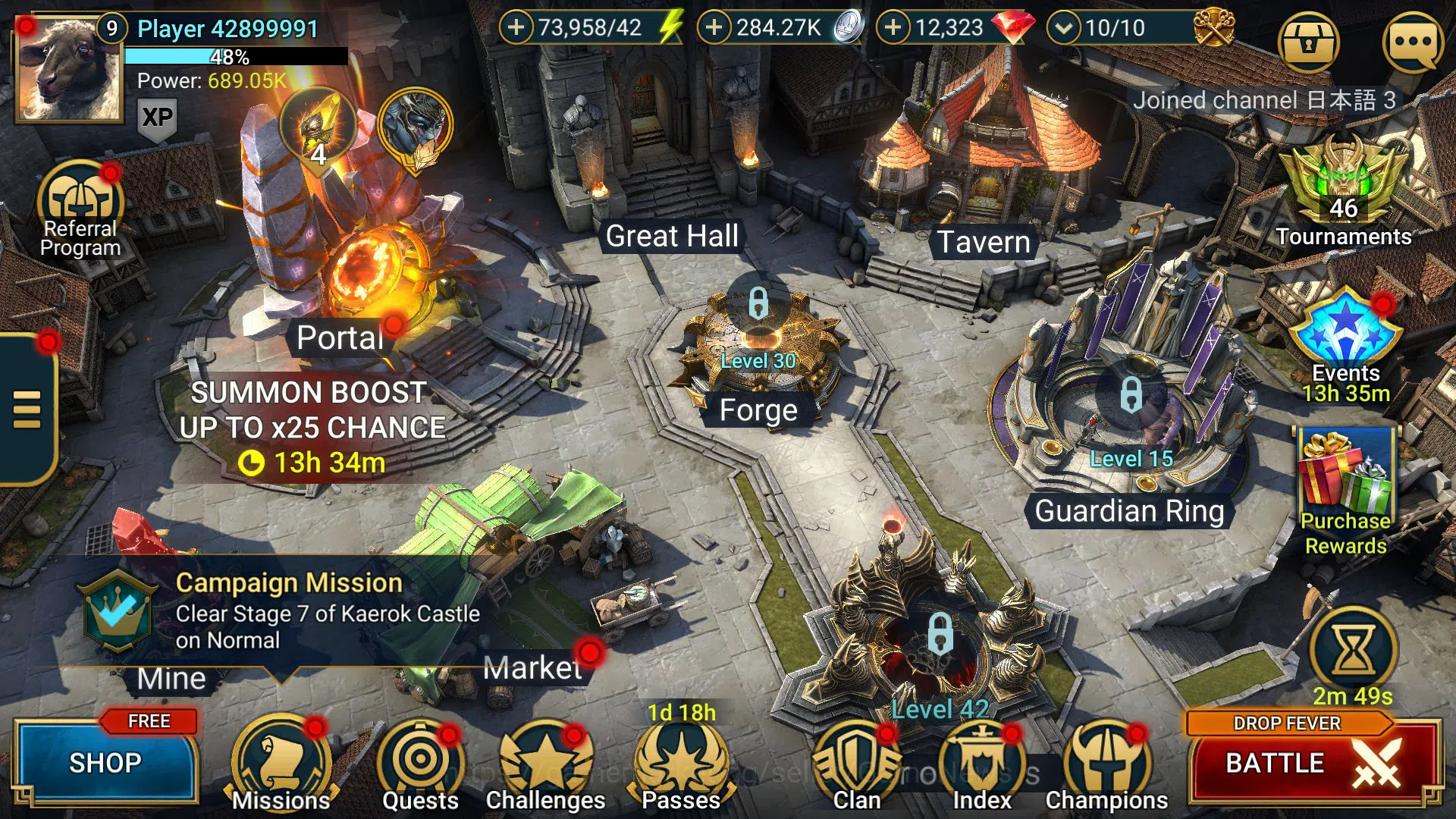 Raid: Shadow Legends Mid-Game Lv 9 689K Power|1 Mythical(Galleus Bloodcrest)21 L image 1