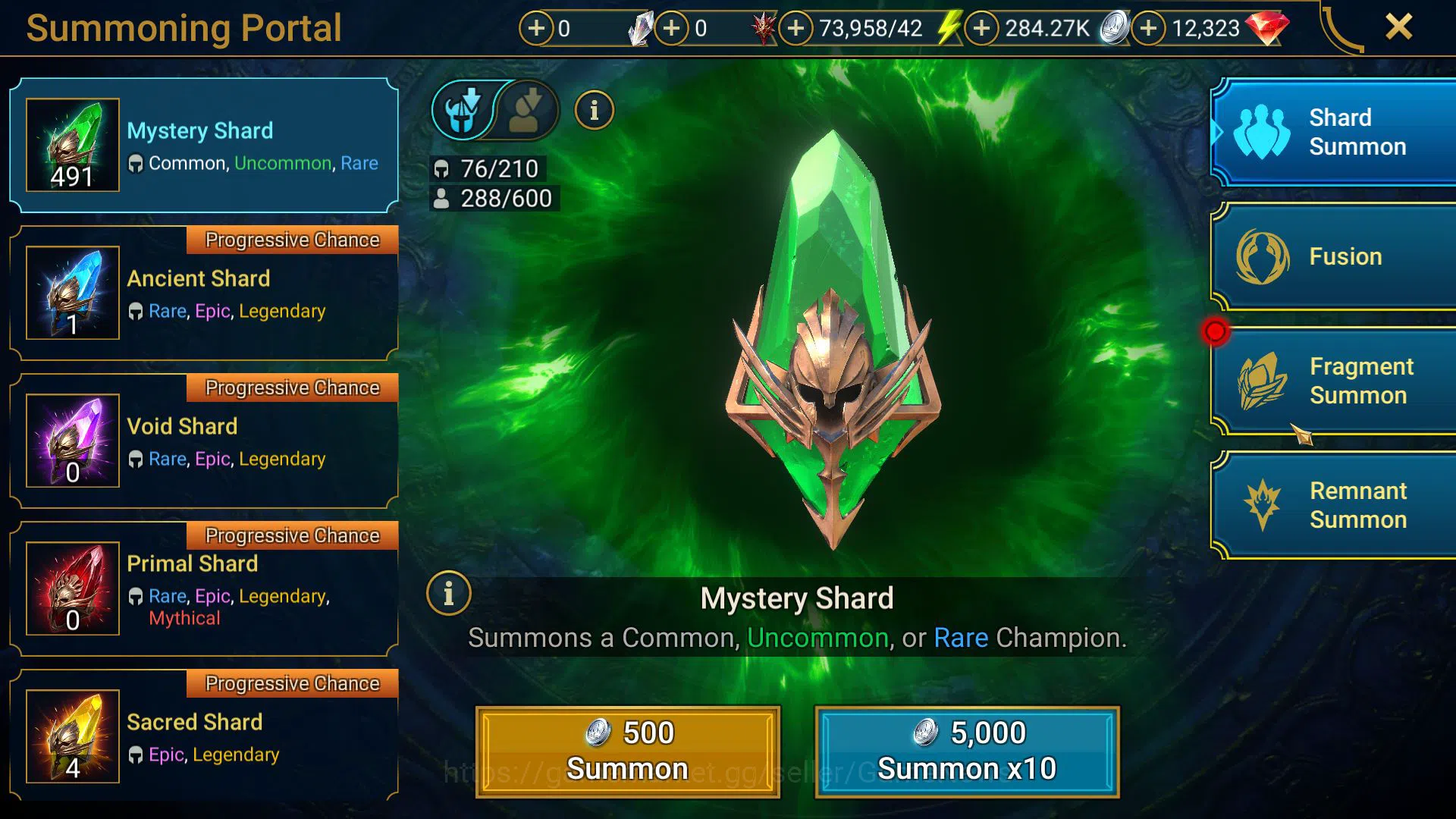 Raid: Shadow Legends Accounts Mid-Game Lv 9 689K Power|1 Mythical(Galleus Bloodcrest)21 11