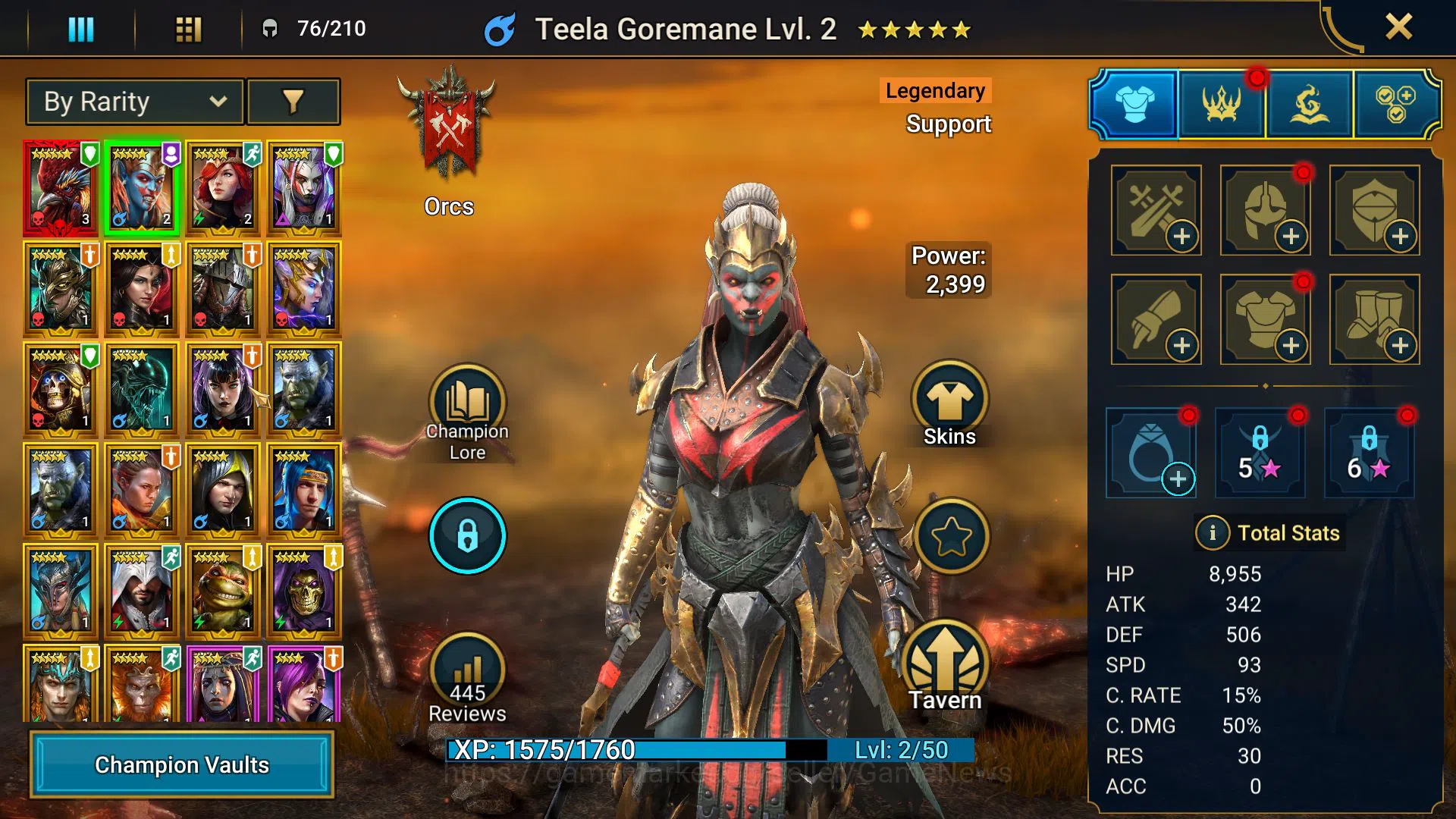 Raid: Shadow Legends Accounts Mid-Game Lv 9 689K Power|1 Mythical(Galleus Bloodcrest)21 5