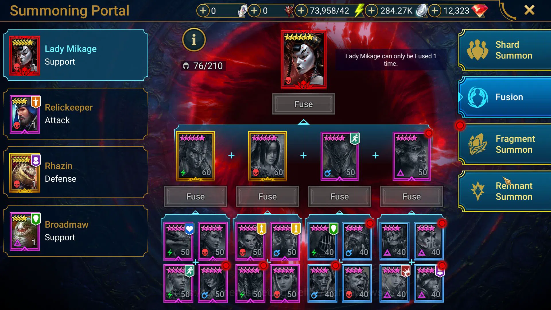 Raid: Shadow Legends Accounts Mid-Game Lv 9 689K Power|1 Mythical(Galleus Bloodcrest)21 9