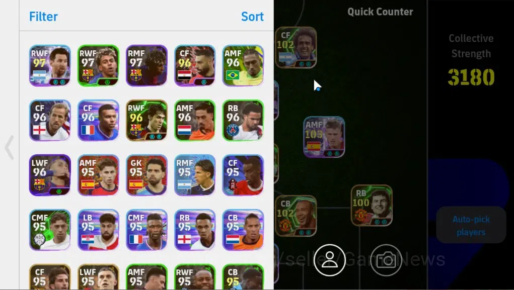 eFootball Accounts Legends & Iconic Players Android |11 Epic|Steven Gerrard,El Hadji Diouf,Gabriel Batistuta,Andrly 2