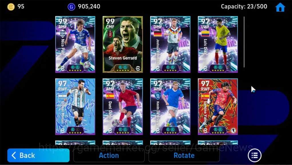 eFootball Accounts Legends & Iconic Players Android |11 Epic|Steven Gerrard,El Hadji Diouf,Gabriel Batistuta,Andrly 5
